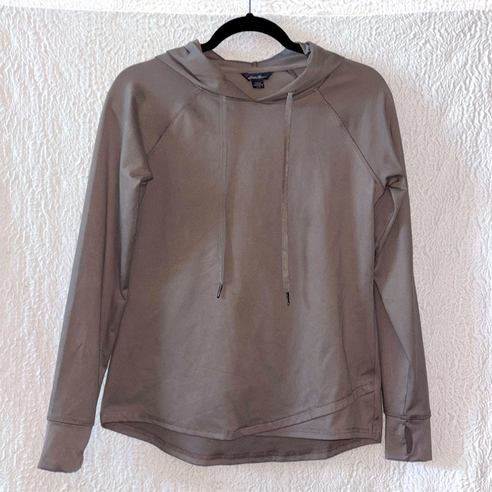 Eddie Bauer Quick Dry Hooded Long Sleeve Shirt